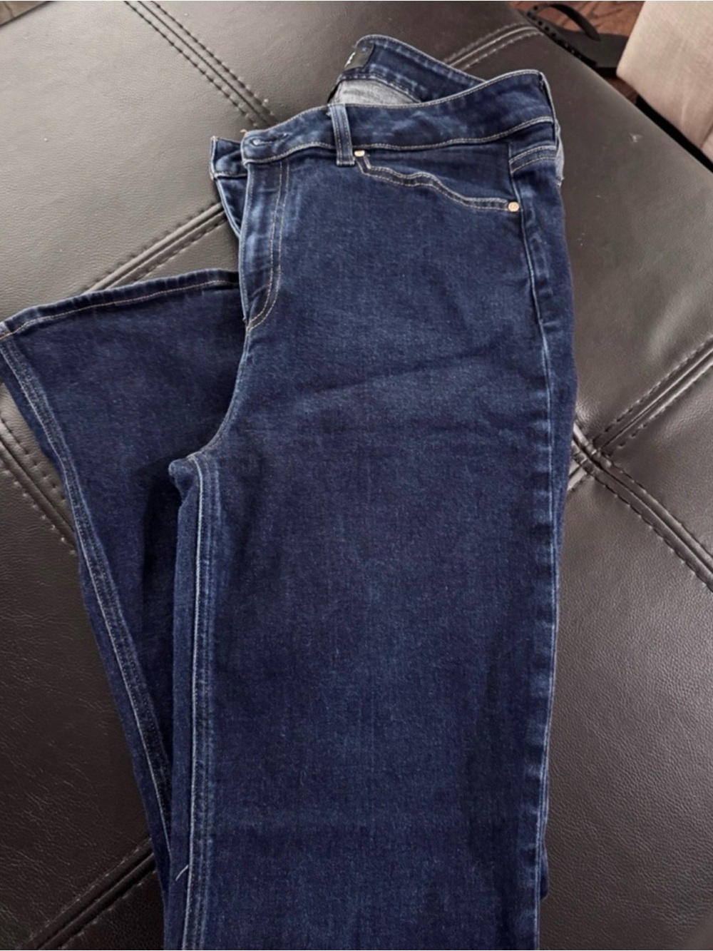 PAIGE Dark Indigo Charlie Flare Size 33